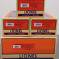 Lionel 6-17482 O Gauge BNSF Bathtub Gondolas (Pack of 3) EX/Box