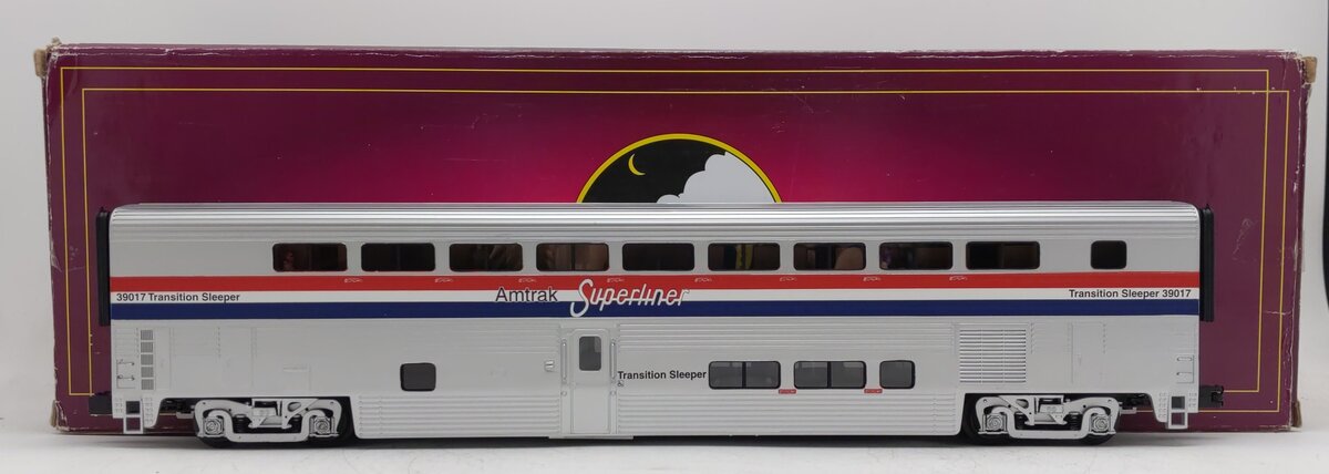 MTH 20-68232 Amtrak (Phase III) 70' Superliner Traditional Sleeper Passenger Car EX/Box