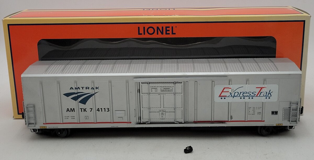 Lionel 6-27455 O Gauge Amtrak Express Track Refrigerator Car #74113 EX/Box