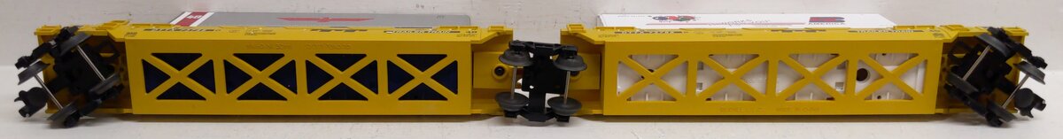 Lionel 6-36940 O Gauge Overland Freight Maxi-Stack Flatcar Set LN/Box