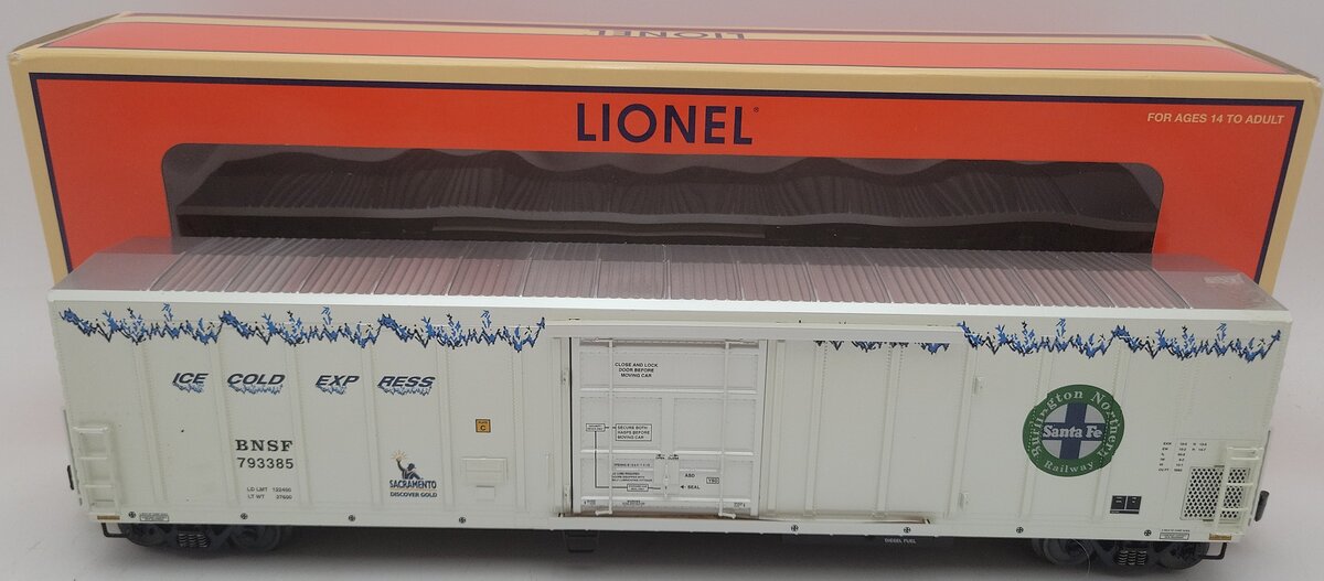 Lionel 6-52543 O LCCA-2009 BNSF LCCA Mechanical Refrigerator Deluxe #793385 EX/Box