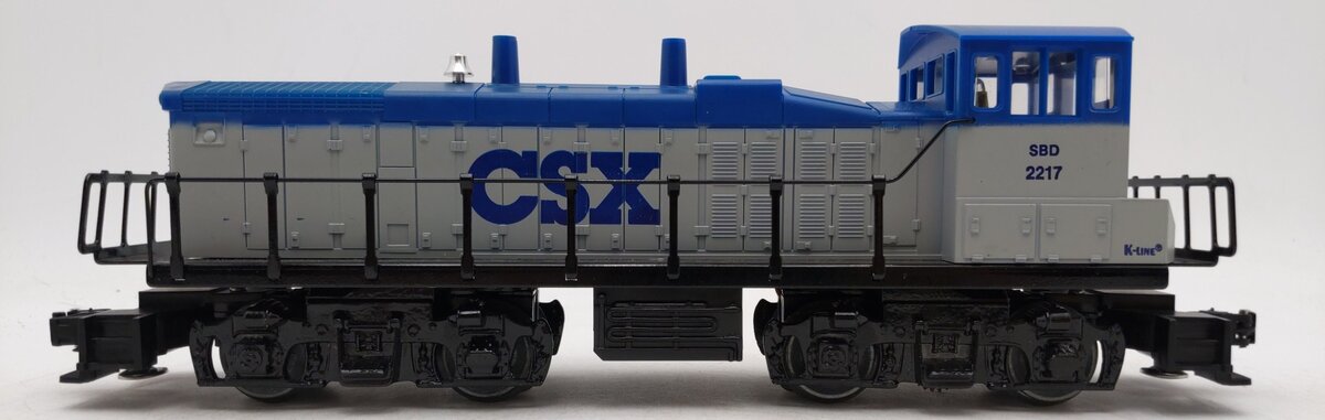 K-Line K2217 O Gauge CSX MP-15 Diesel Switcher #2217 EX