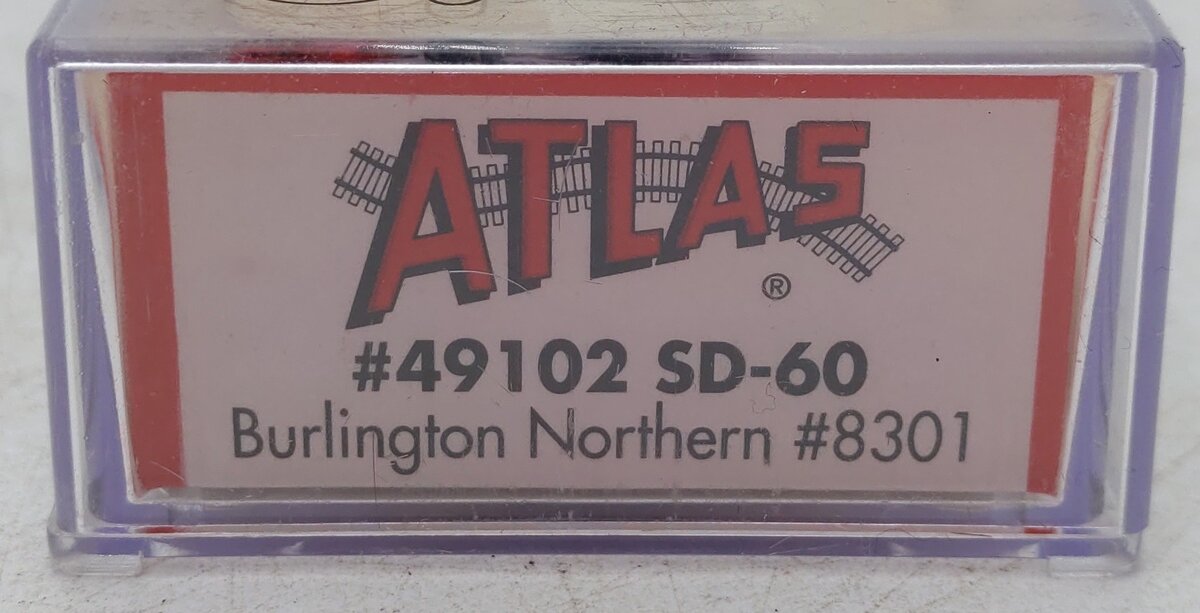 Atlas 49102 N Scale Burlington Northern Powered Diesel Locomotive #8301 EX/Box