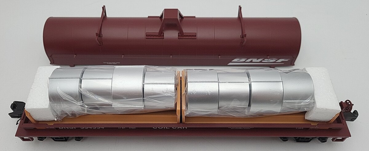 Lionel 2226462 O Burlington Northern Santa Fe Coil Car #534354 LN/Box