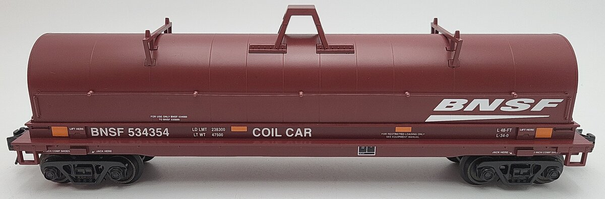 Lionel 2226462 O Burlington Northern Santa Fe Coil Car #534354 LN/Box