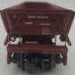 Atlas 3009962-4 O Burlington Northern Santa Fe Brown 3-Rail Operating Dump Car EX/Box