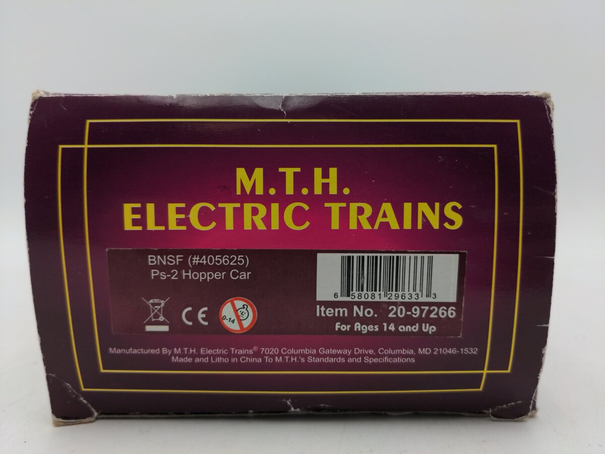 MTH 20-97266 BNSF PS-2 Hopper Car #405625 LN/Box