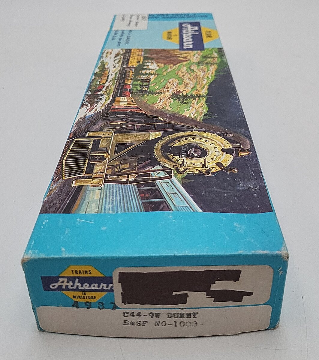 Athearn 3970 HO Scale BNSF Dash 9-44CW Non-Powered Diesel Locomotive # 1000 EX/Box