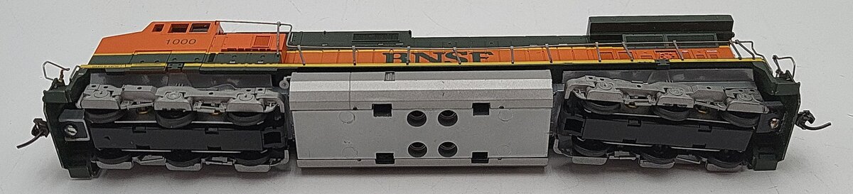 Athearn 3970 HO Scale BNSF Dash 9-44CW Non-Powered Diesel Locomotive # 1000 EX/Box
