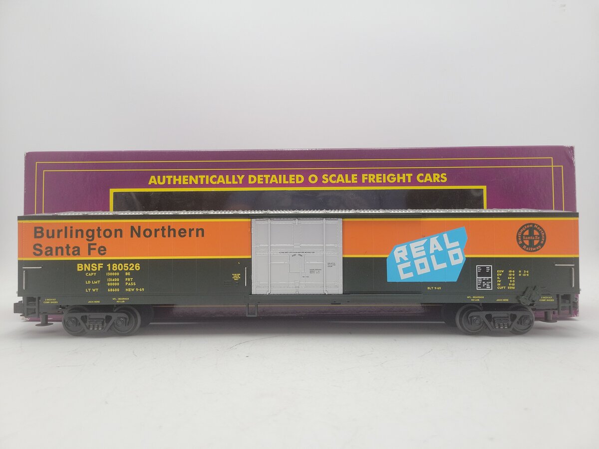 MTH 20-94029 O BNSF Refrigerator Car #180526 LN/Box