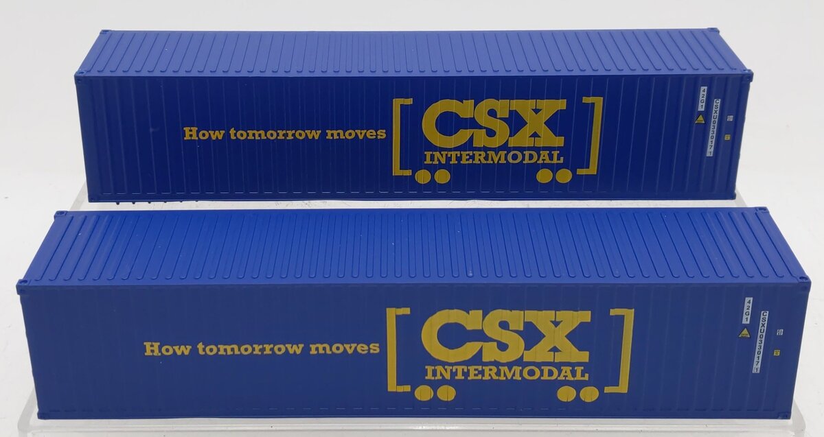 Menards 279-4662 O Gauge CSX Containers #0330171 EX/Box