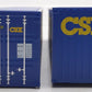 Menards 279-4662 O Gauge CSX Containers #0330171 EX/Box