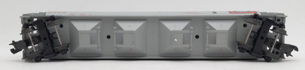 MTH 20-97410 O Gauge Burlington 4-Bay Cylindrical Hopper #3223 EX/Box