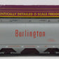 MTH 20-97410 O Gauge Burlington 4-Bay Cylindrical Hopper #3223 EX/Box