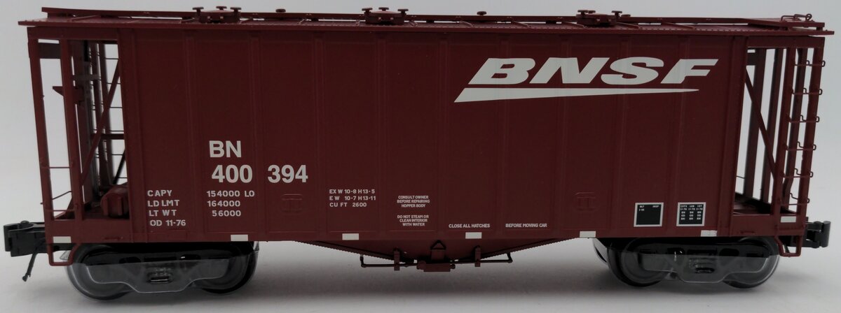 Atlas 3001041-2 O Gauge BNSF/GATX 40' Airslide Hopper #400394 (3-Rail) EX/Box