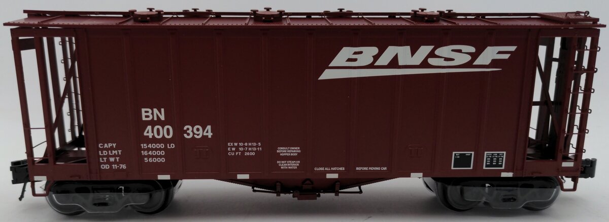 Atlas 3001041-2 O Gauge BNSF/GATX 40' Airslide Hopper #400394 (3-Rail) EX/Box