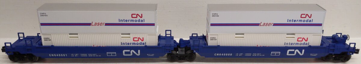 Lionel 6-16912 O Gauge Canadian National Maxi-Stack Intermodal Cars EX/Box