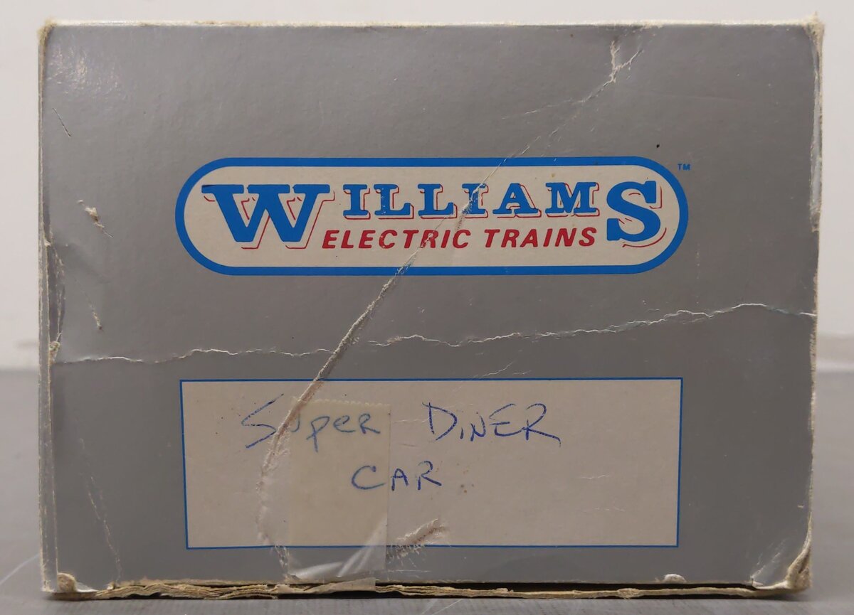Williams O Gauge Amtrak Superliner Aluminum Dining Car EX/Box