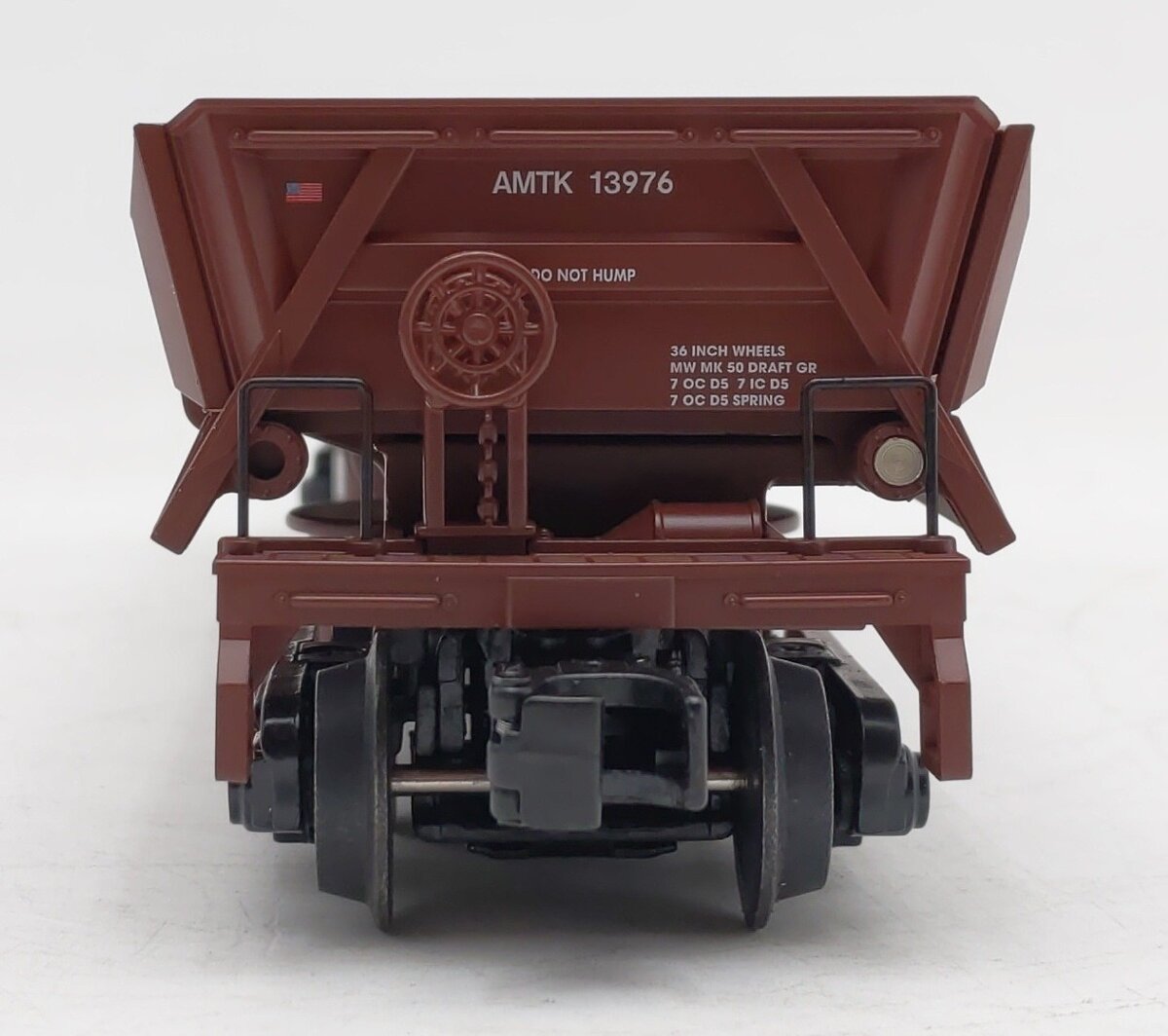 Atlas 3009961-3 O Gauge Amtrak Premier Operating Dump Car w/Load #13976 EX/Box