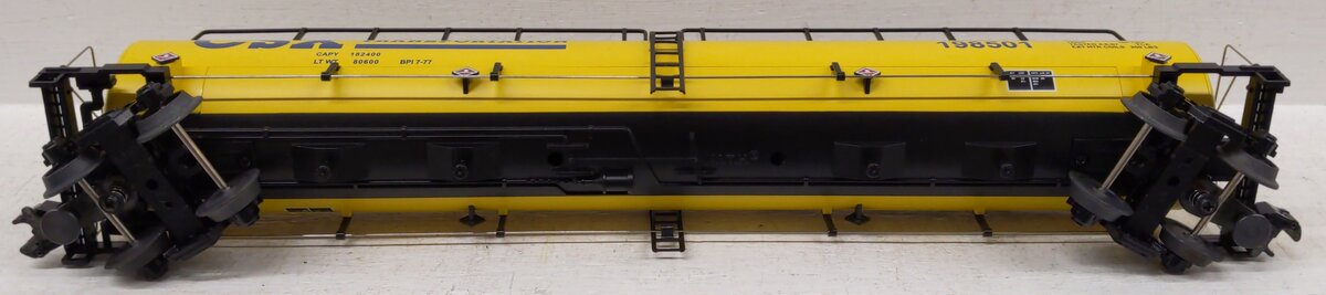 MTH 20-96023 O CSX 20,000 Gallon 4-Compartment Tank Car #198501 EX/Box