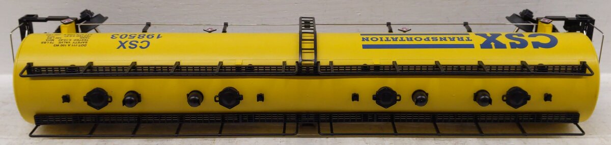 MTH 20-96023 O CSX 20,000 Gallon 4-Compartment Tank Car #198503 EX/Box