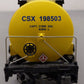 MTH 20-96023 O CSX 20,000 Gallon 4-Compartment Tank Car #198503 EX/Box