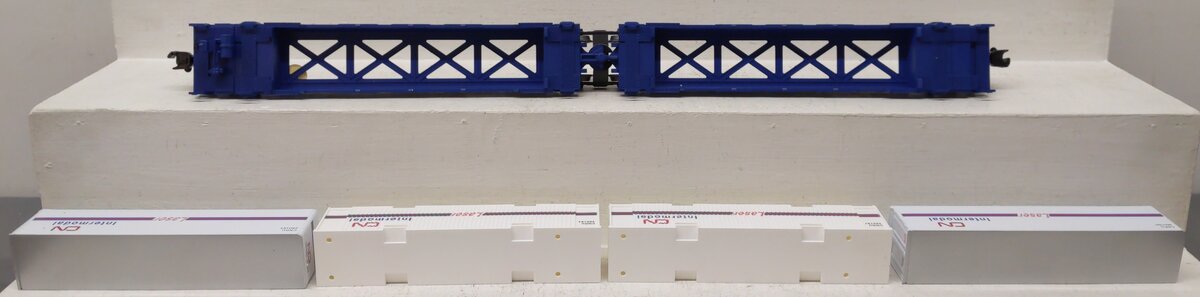 Lionel 6-16912 O Gauge Canadian National Maxi-Stack Intermodal Cars EX/Box