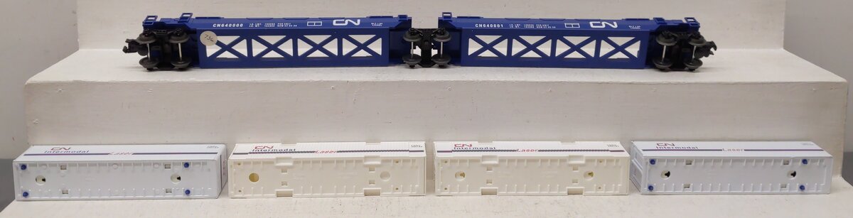 Lionel 6-16912 O Gauge Canadian National Maxi-Stack Intermodal Cars EX/Box