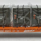 MTH 30-76604 O Burlington Northern & Santa Fe Flat Car with Bulkheads & LCL NIB