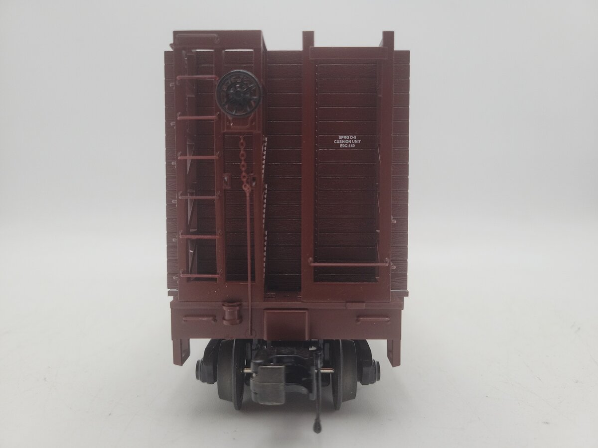 MTH 20-98659 BNSF Flat Car w/Bulkheads w/Covered Wood Load V2 EX/Box