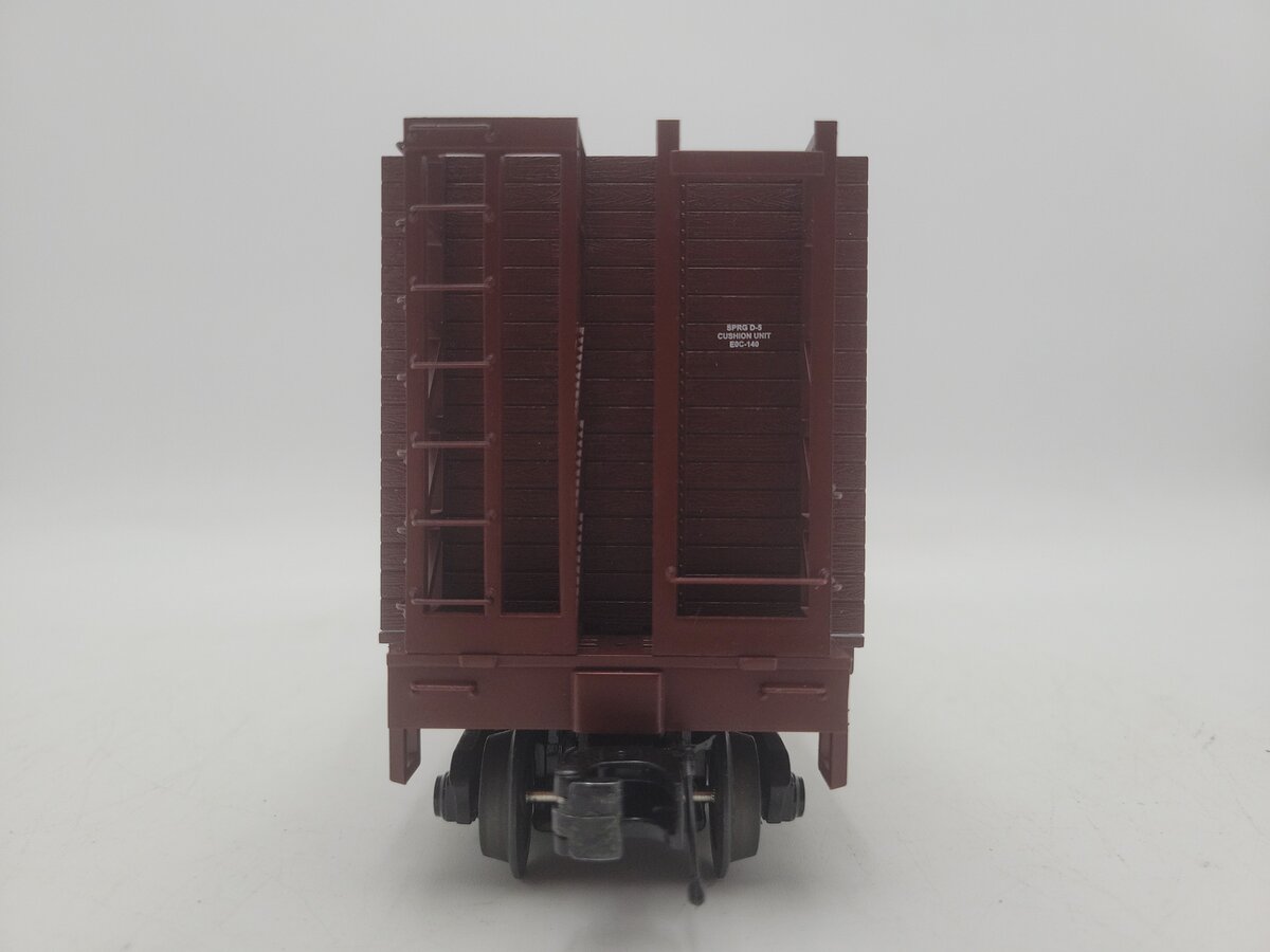 MTH 20-98659 BNSF Flat Car w/Bulkheads w/Covered Wood Load V2 EX/Box