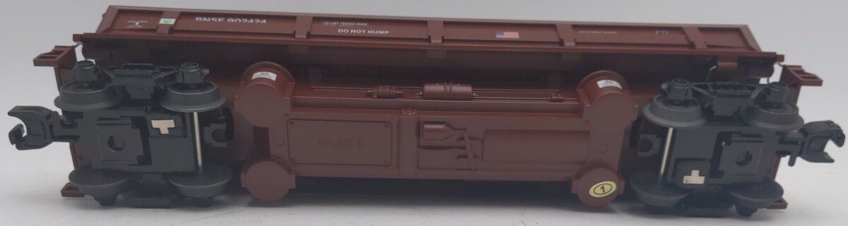 Atlas 3009962 O BNSF Brown Operating Dump Car #902424 (3-Rail) EX/Box