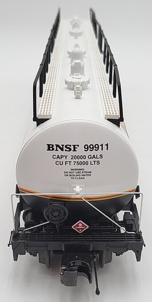 MTH 20-96729 O BNSF 20K Gallon 4-Compartment Tank Car #99911 LN/Box