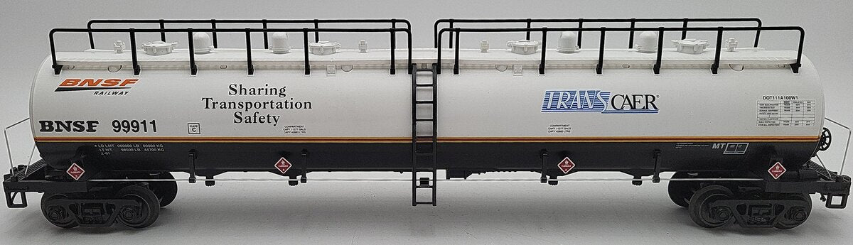 MTH 20-96729 O BNSF 20K Gallon 4-Compartment Tank Car #99911 LN/Box