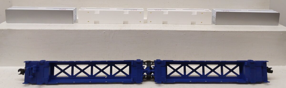 Lionel 6-16912 O Gauge Canadian National Maxi-Stack Intermodal Cars EX