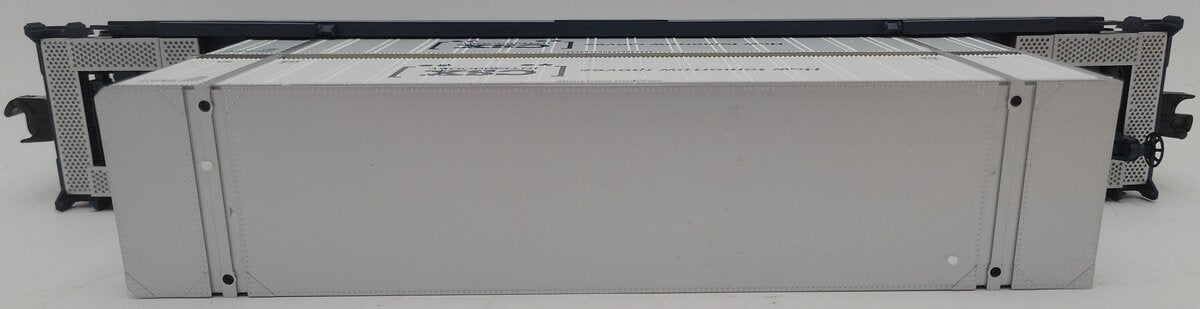 MTH 30-4213A O Gauge CSX Husky Stack Car w/ Intermodal Containers #620156 EX/Box
