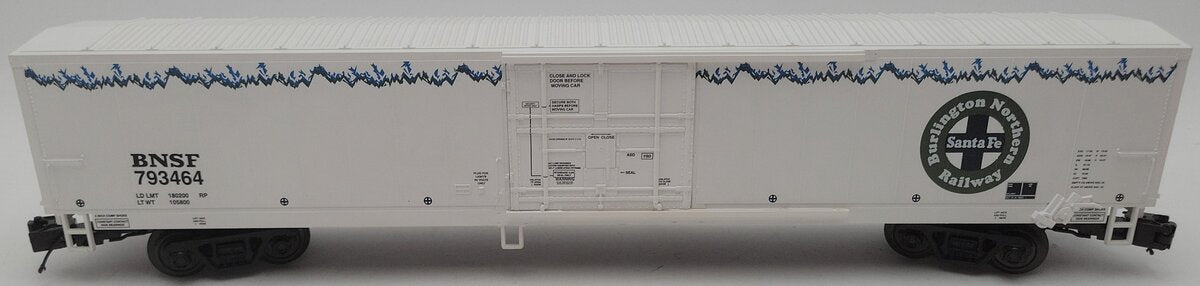 MTH 20-94251 O Gauge BNSF 60' Reefer Car #793464 EX/Box