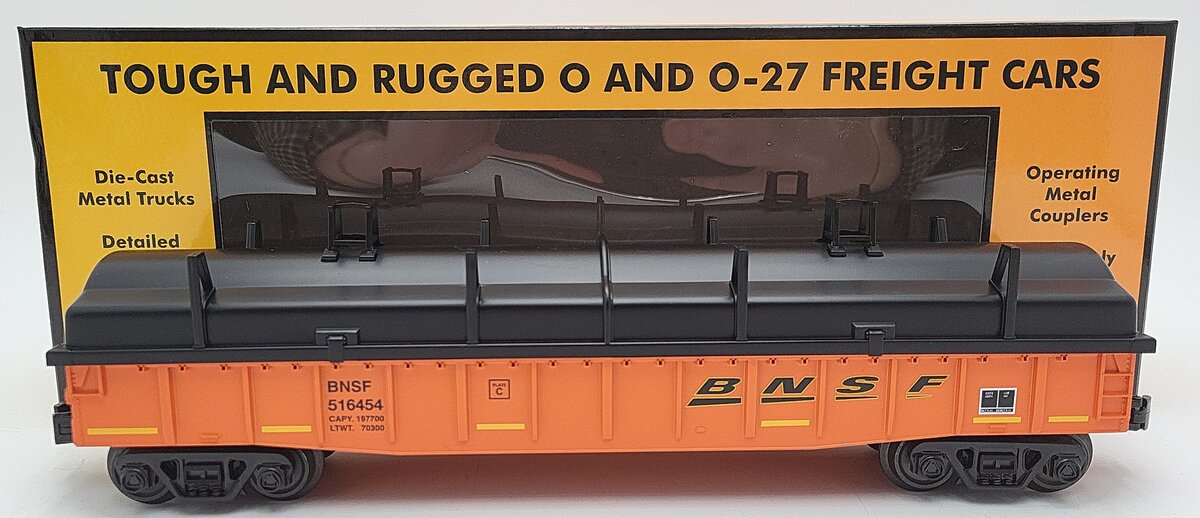 MTH 30-72234 O Scale BNSF Gondola Car w/Cover #516454 LN/Box