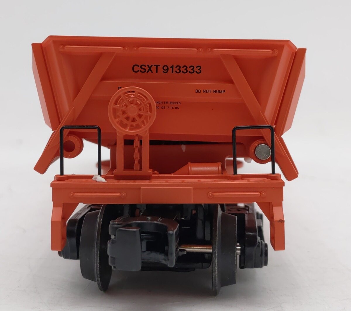 Atlas 3009963-2 O Gauge Amtrak Premier Operating Dump Car w/Load #913333 LN/Box