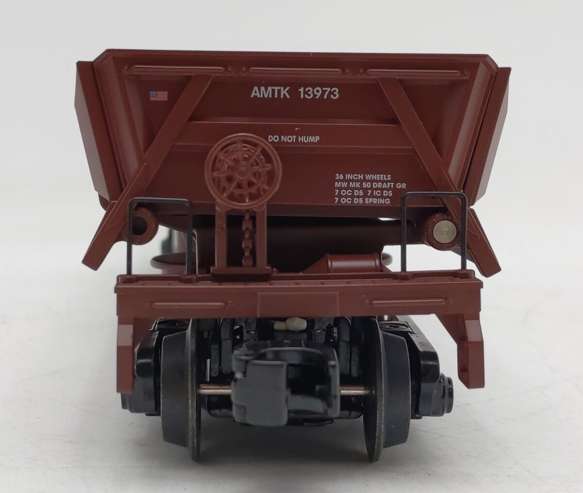 Atlas 3009961-2 O Gauge Amtrak Premier Operating Dump Car w/Load #13973 LN/Box