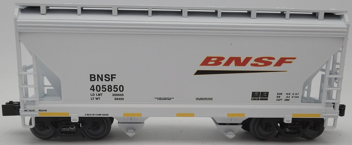 Lionel 6-84314 O Burlington Northern Santa Fe ACF 2-Bay Hopper Car #405850 LN/Box