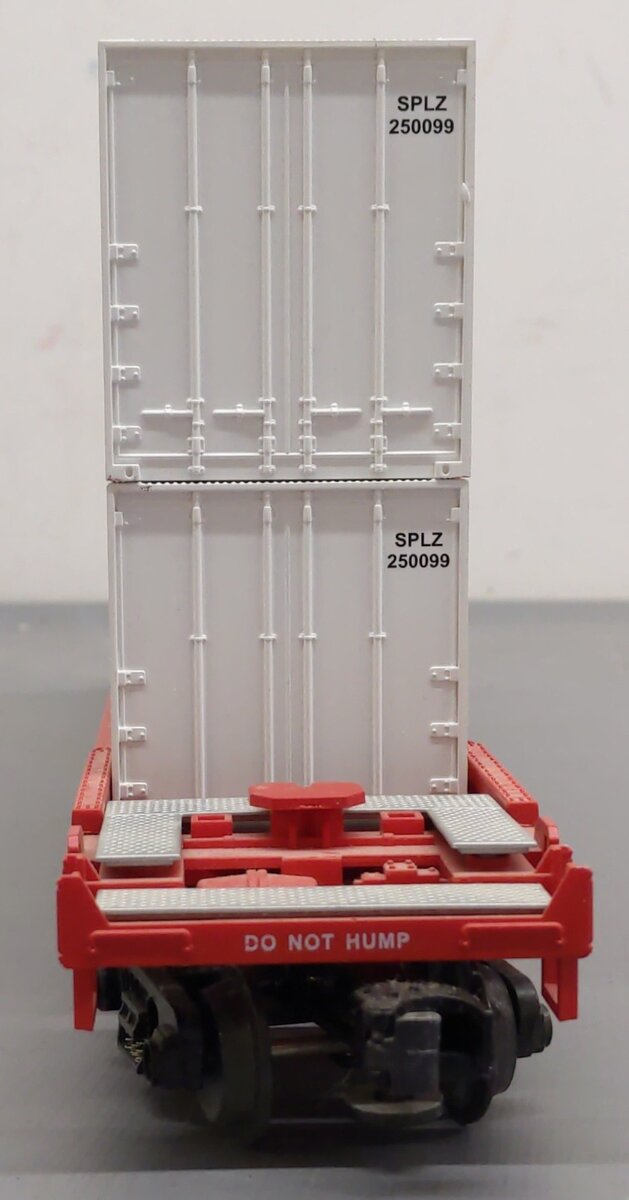 MTH 20-95003 O Gauge Southern Pacific Husky Stack Car #2415 w/Containers EX/Box