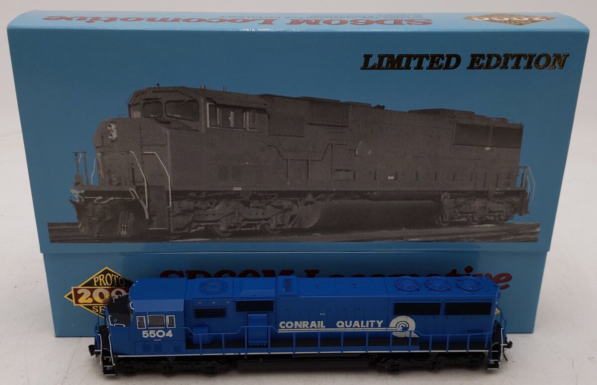 Proto 2000 30175 HO Conrail SD60M Diesel Locomotive #5504 VG/Box