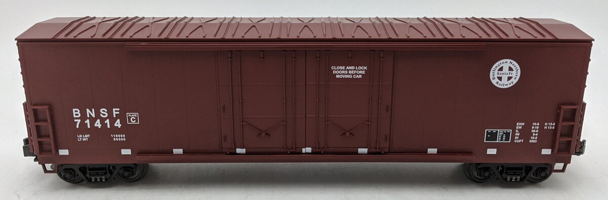 MTH 20-90010A O BNSF 50' Double Plug Door Boxcar #71414 NIB