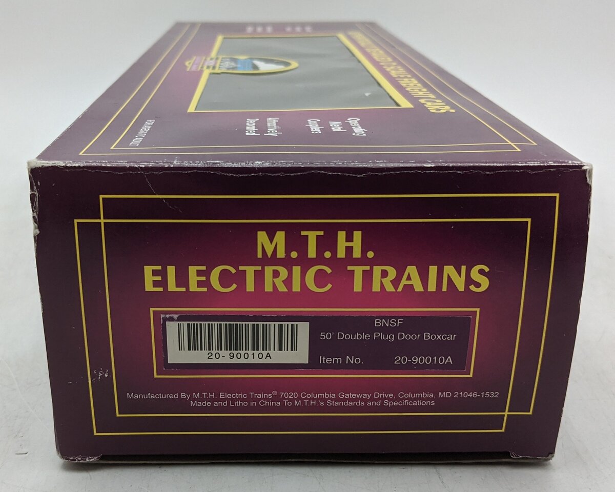 MTH 20-90010A O BNSF 50' Double Plug Door Boxcar #71414 NIB