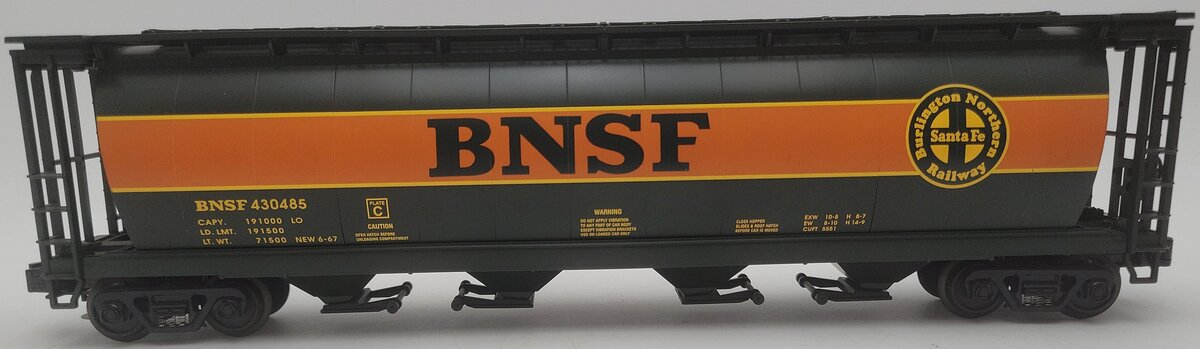 MTH 20-97471 O Gauge BNSF Hopper Car #430485 EX/Box