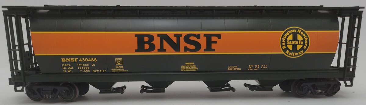 MTH 20-97471 O Gauge BNSF Hopper Car #430485 EX/Box