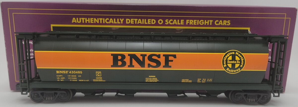 MTH 20-97471 O Gauge BNSF Hopper Car #430485 EX/Box