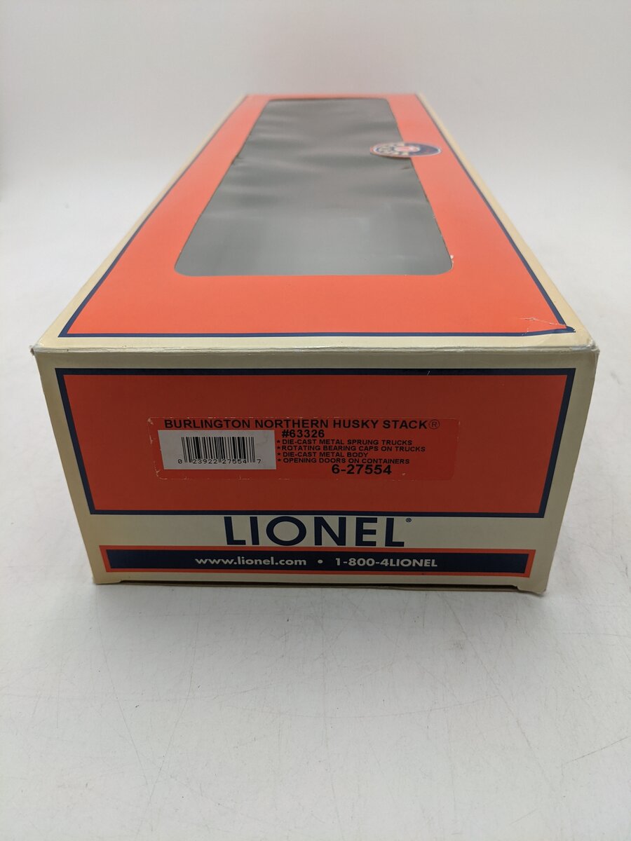 Lionel 6-27554 Burlinton Northern Husky Stack EX/Box