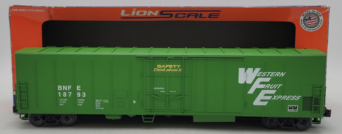 Lionel 3-17201 O Gauge Lionscale Burlington Northern Santa Fe 57’ Reefer #18793 LN/Box